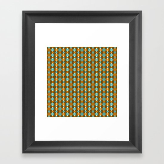 Retro Eight Framed Art Print