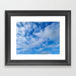 Blue Sky Framed Art Print
