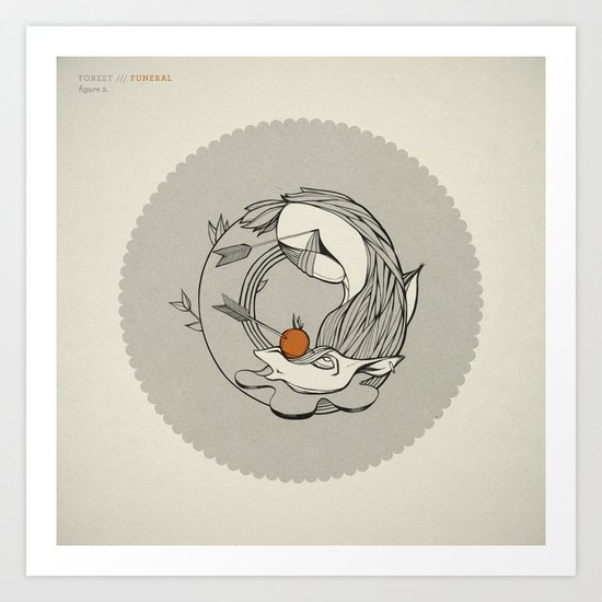 Forest /// Funeral Art Print