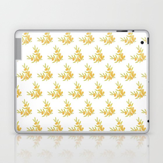 Seabuckthorn Pattern #1  Laptop & iPad Skin