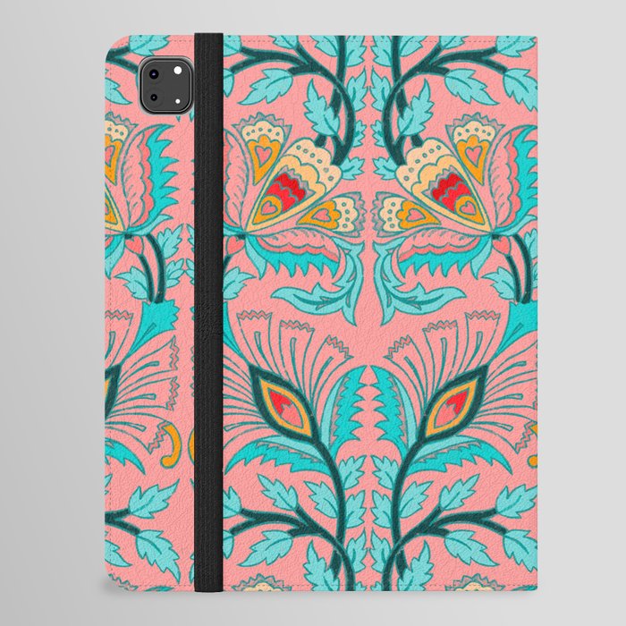 Pink Flower iPad Folio Case