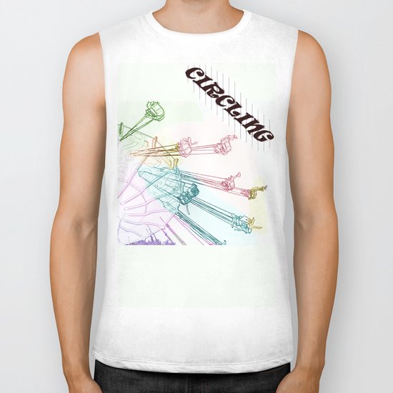 Circling Biker Tank