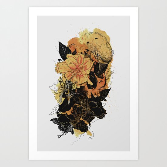 Pollination Fire Art Print