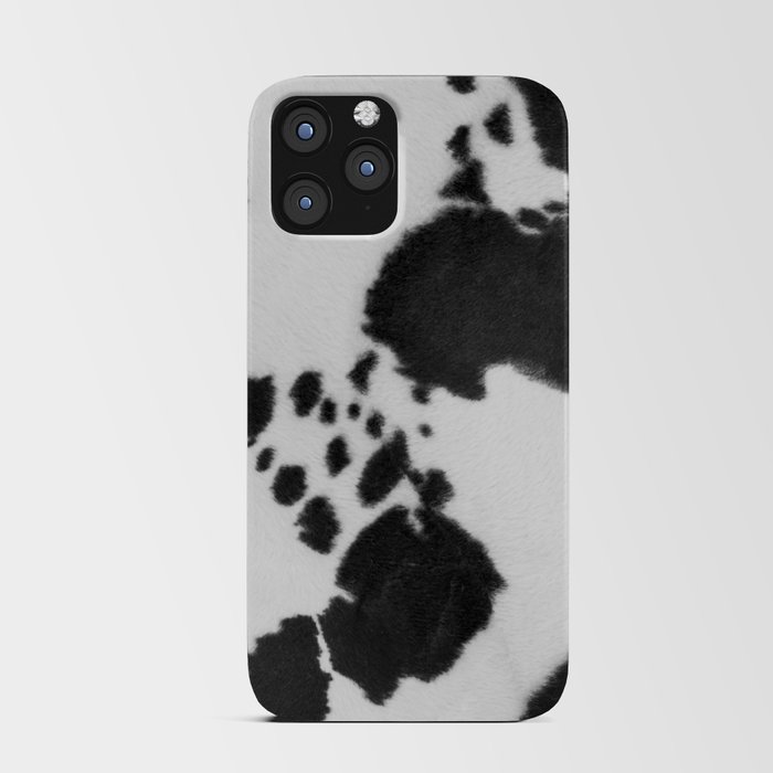 Black And White Howdy Cowhide (xii 2021) iPhone Card Case