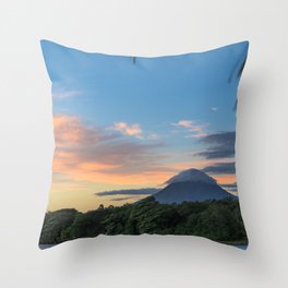 Ometepe in a Nutshell Throw Pillow