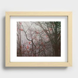 Forest of Red Recessed Framed Print