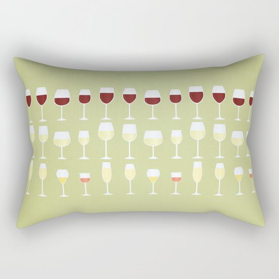 Wine Rectangular Pillow