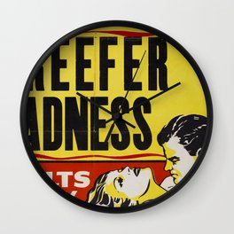 Reefer Madness Wall Clock