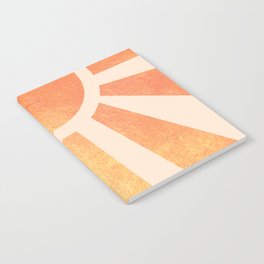 Textured Elemental Sunshine Notebook