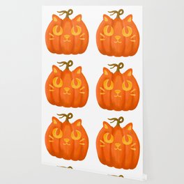 Pumpkin Cat Halloween  Wallpaper