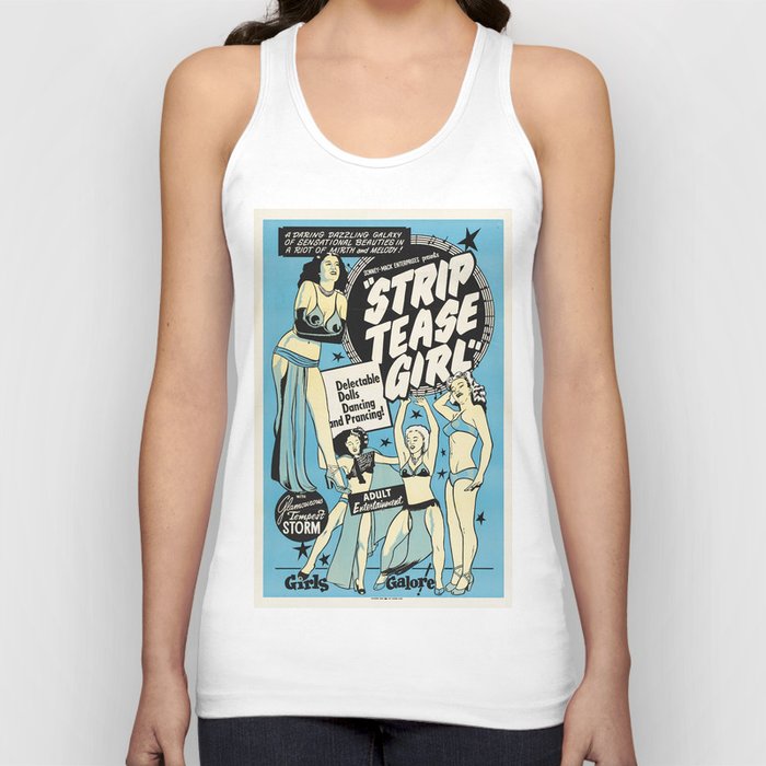 Vintage poster - Strip tease Girl Tank Top