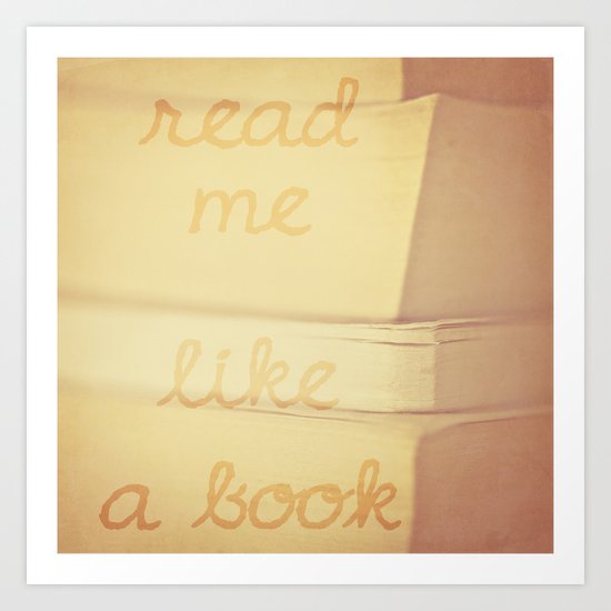 Read Me Art Print