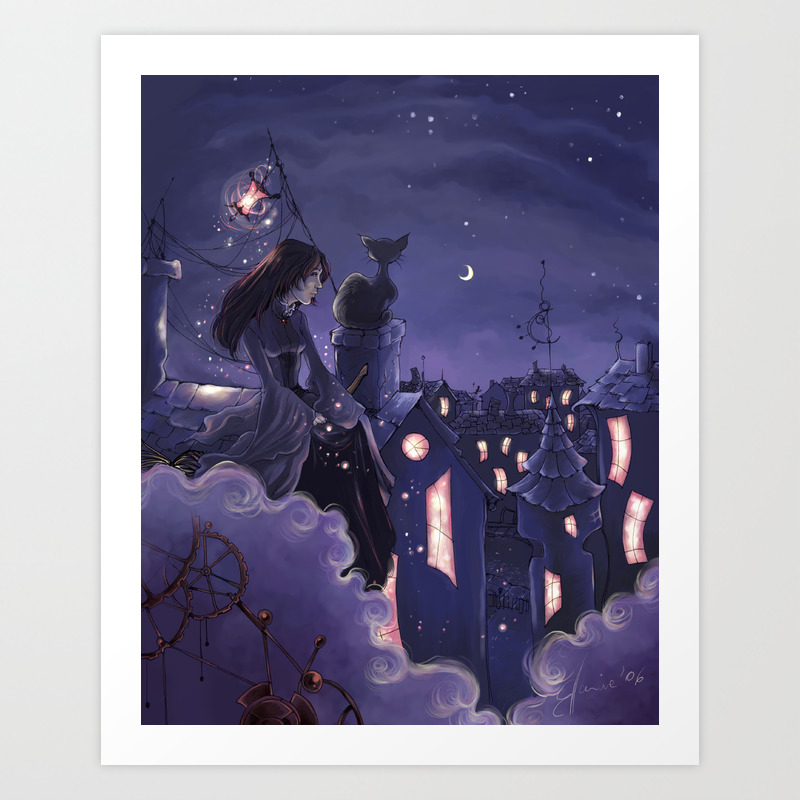 Wish Upon A Star Art Print By Ellaine Society6