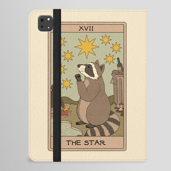 The Star - Raccoons Tarot iPad Folio Case