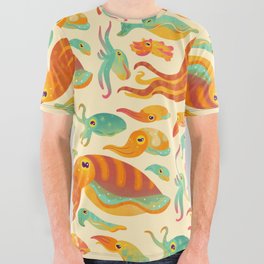 Cuttlefish All Over Graphic Tee