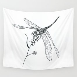 Dragonfly quick sketch Wall Tapestry