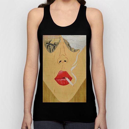 California Dreamin', Smoking Lady Series Unisex Tank Top