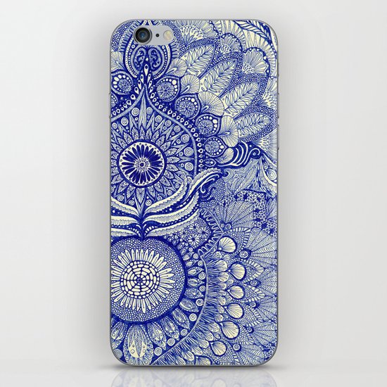 blue iPhone & iPod Skin