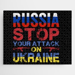 Russia Stop Your Attack On Ukraine Jigsaw Puzzle