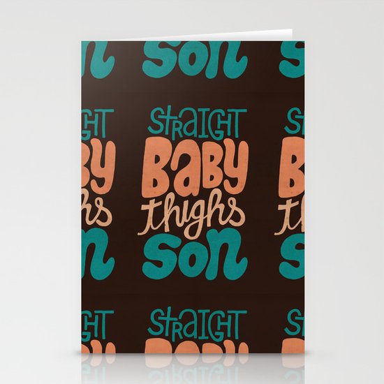 Baby Thighs Stationery Cards