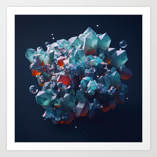 Crystalline Art Print