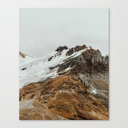 Rocky Mountain Glacier | Jasper National Park | Landscape Photography Canvas Print