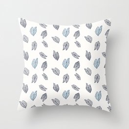 Only leaves Throw Pillow