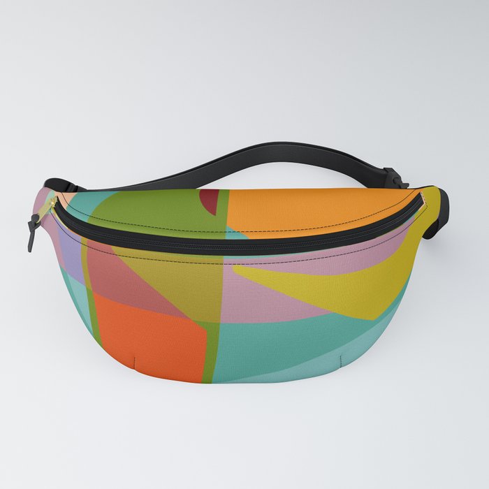 Shapes and Layers no.6 - Tropical Sunset Fanny Pack