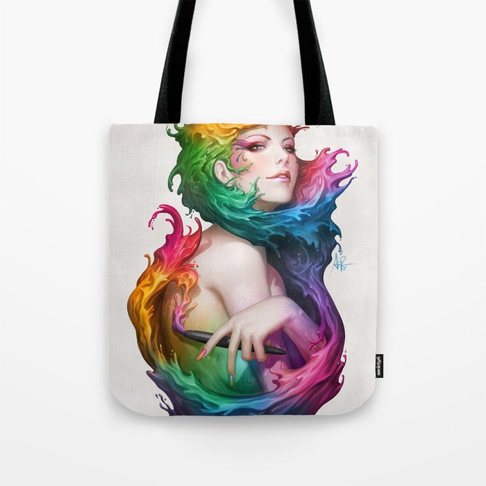 Angel of Colors Tote Bag