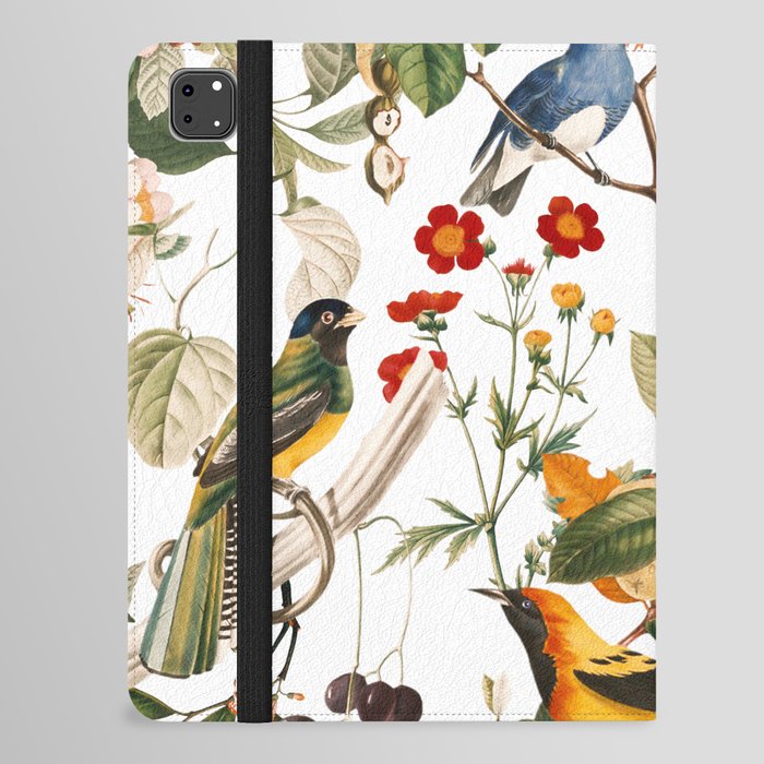 Floral and Birds XXXII iPad Folio Case