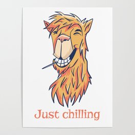 Llama Chill Poster