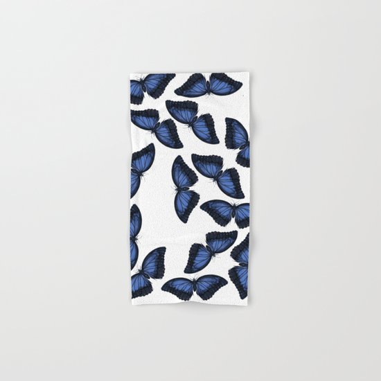 Butterfly Pattern Hand & Bath Towel