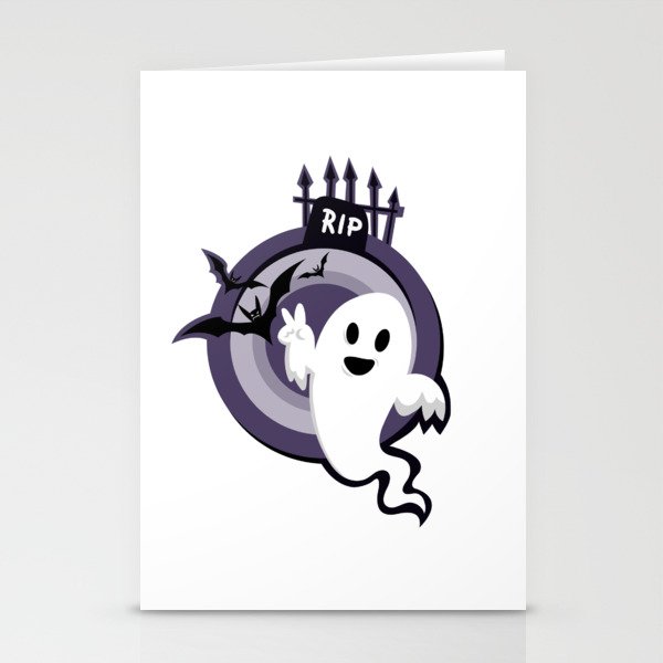 Halloween Ghost Story Stationery Cards