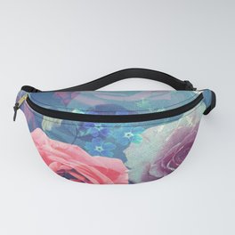Pretty Assorted Roses Art Fanny Pack