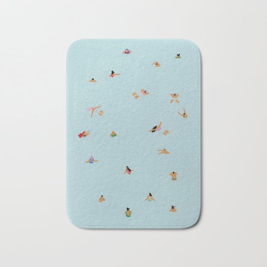 Dusty blue Bath Mat