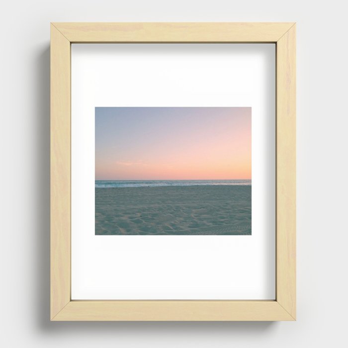Los Angeles Sunset Recessed Framed Print