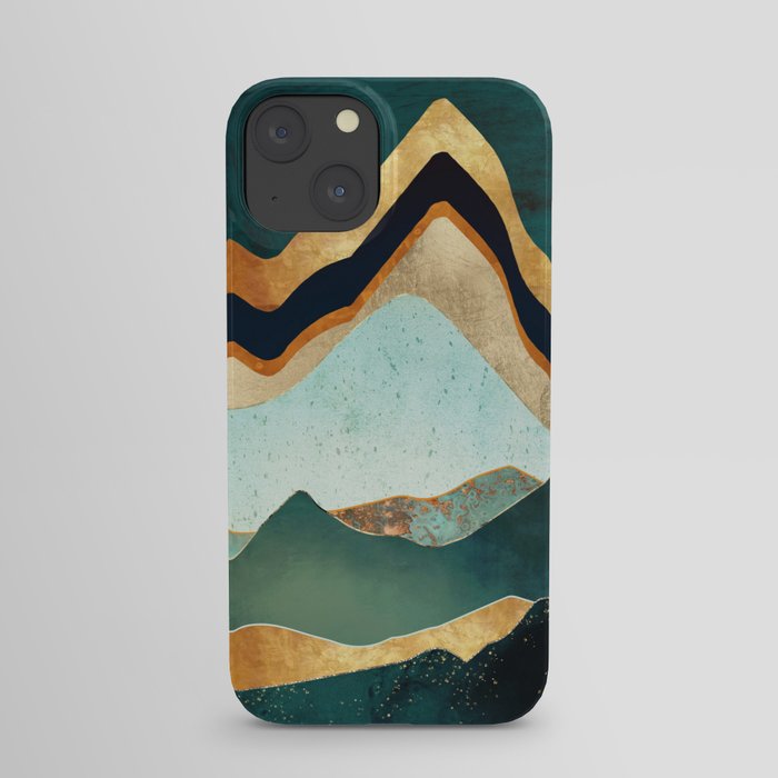 Velvet Copper Mountains iPhone Case