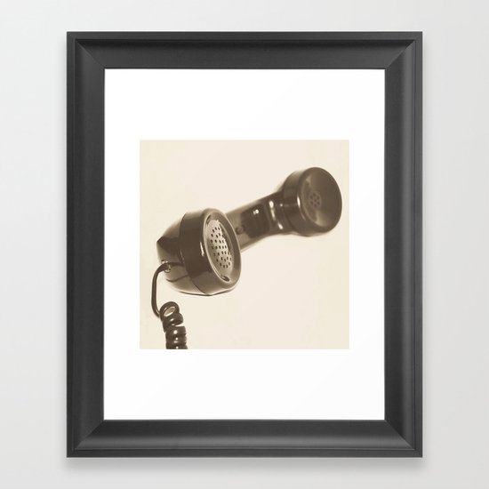 Let's Talk Framed Art Print