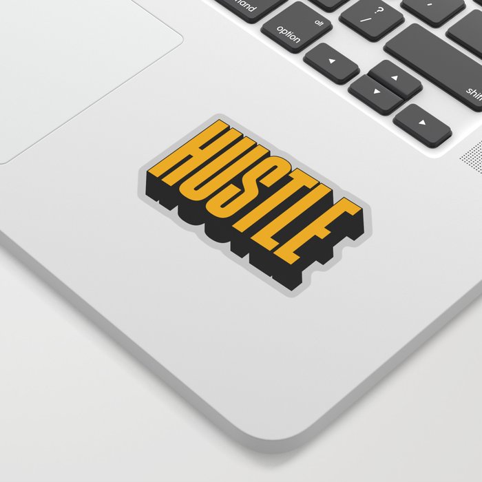 Hustle Pop Art Sticker