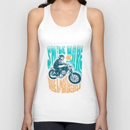 Smile More, Ride a Motorcycle Tank Top