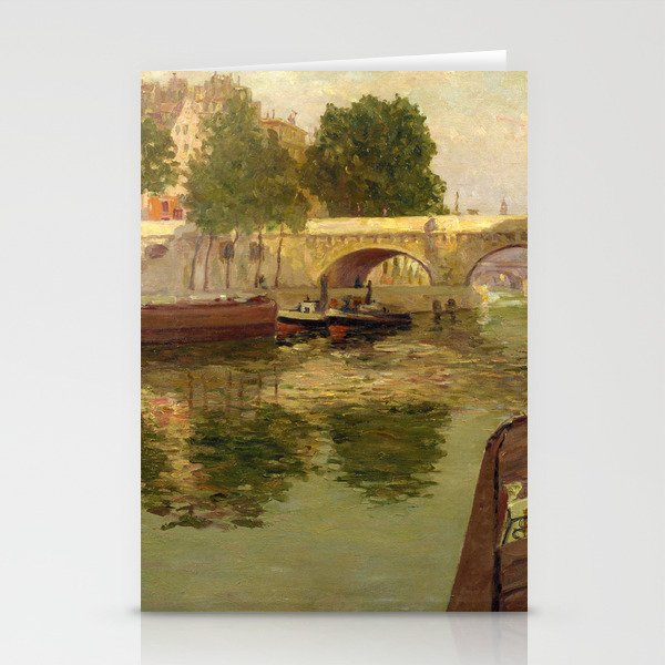 The Seine by Pere Ysern (c1901) Stationery Cards