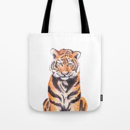 Watercolor Tiger Tote Bag
