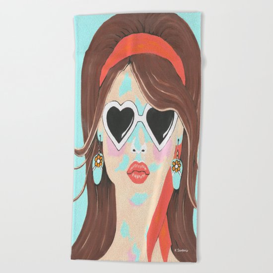 Heartbreaker Beach Towel
