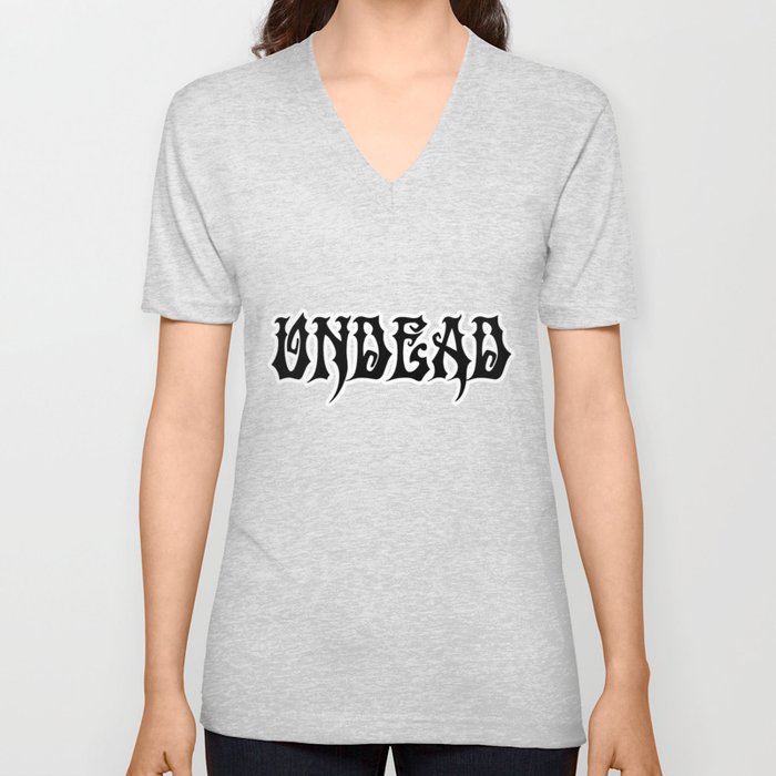 Undead V Neck T Shirt