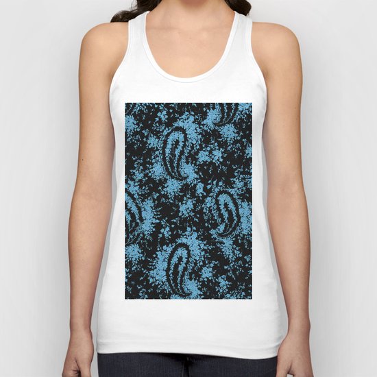 denim paisley Unisex Tank Top