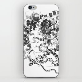There's An Octopus Eating My Head iPhone Skin