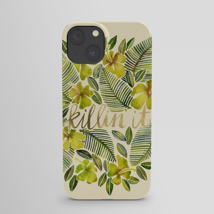 Killin' It – Tropical Yellow iPhone Case