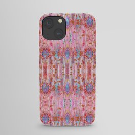Pretty In Pink Ikat iPhone Case