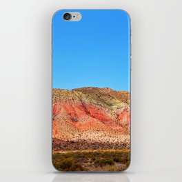 Argentina Photography - Badlands In Argentina With A Huge Mountain iPhone Skin