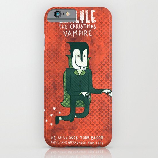 The Christmas Vampire iPhone & iPod Case